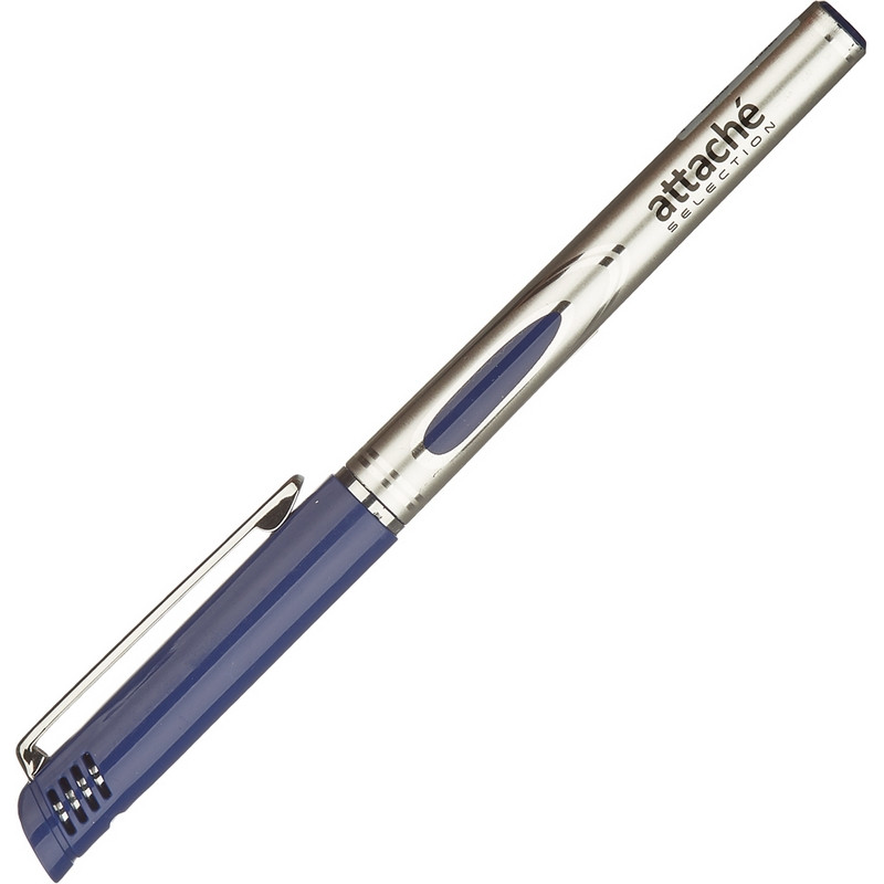 Ручка гелевая неавтоматическая Attache Selection Glide Megaoffice 0.3мм синяя