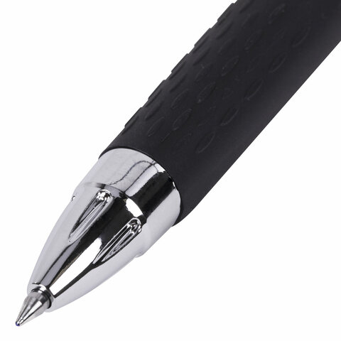 Ручка гелевая автоматическая UNI-BALL (Япония) "Signo", СИНЯЯ, корпус тонированный, узел 0,7 мм, лин