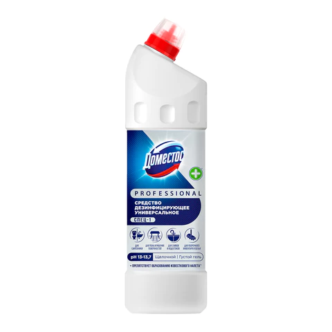 Чистящее средство 1 л DOMESTOS PROFESSIONAL универсальное дезинфицирующее, отбеливающий эффект