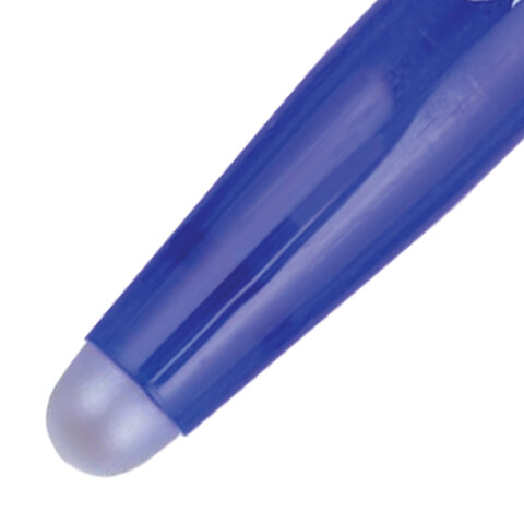 Ручка стираемая гелевая с грипом PILOT "Frixion", СИНЯЯ, корпус синий, узел 0,7 мм, линия письма 0,3