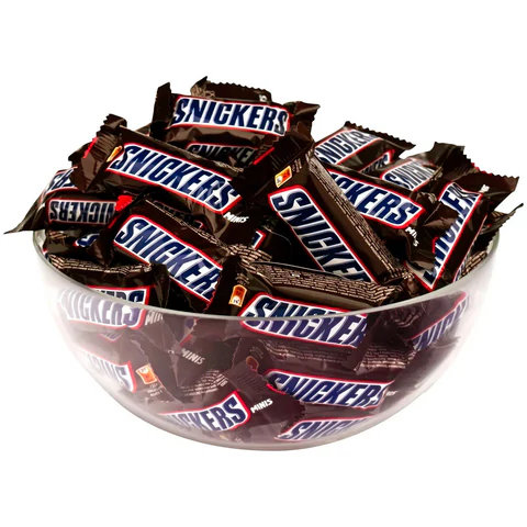 Батончики шоколадные мини SNICKERS "Minis", 180 г