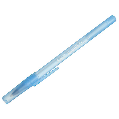 Ручки шариковые BIC "Round Stic", НАБОР 3 шт., СИНИЕ, узел 1 мм, линия письма 0,32 мм, пакет