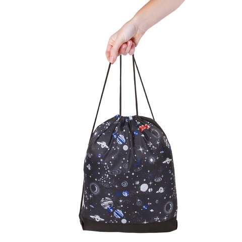 Мешок для обуви ПИФАГОР, 1 отделение, 42х34 см, "Space"