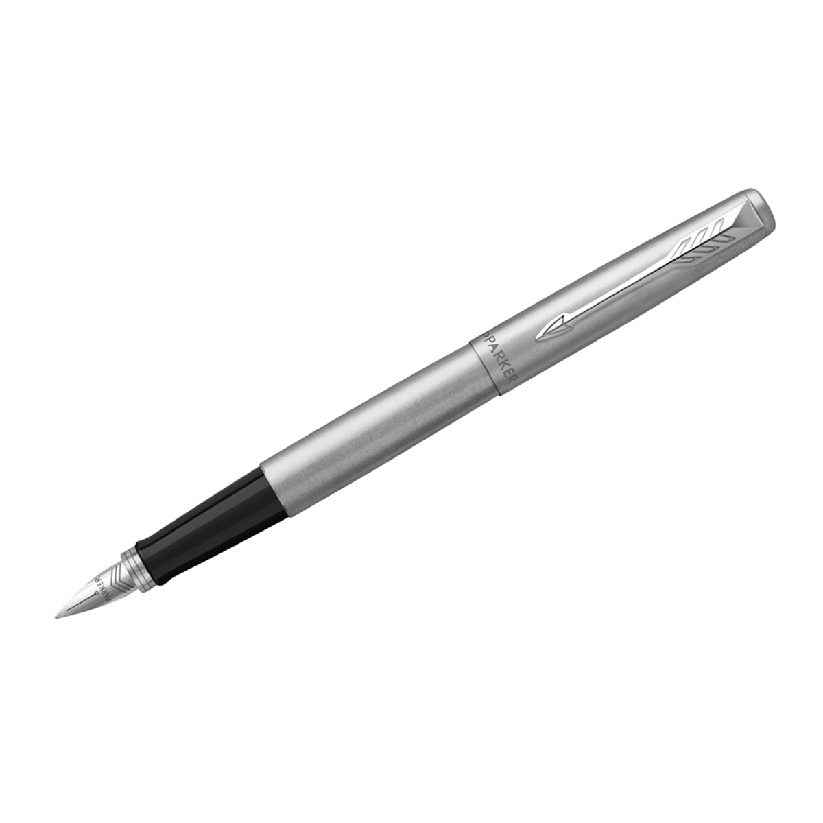 Ручка перьевая Parker "Jotter Stainless Steel CT" 1,0мм, подар. уп.