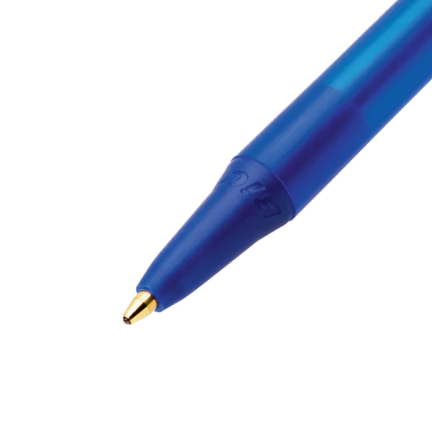 Ручки шариковые автоматические BIC "Round Stic Clic", НАБОР 3 шт., СИНИЕ, линия письма 0,32 мм