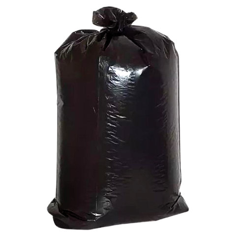 Мешки для мусора 240 л, черные, в рулоне 10 шт., ПВД, 30 мкм, 112х140 см, PACLAN Professional