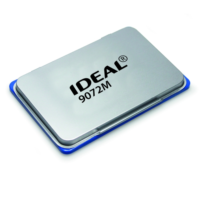Подушка штемпельная настольная Ideal 70*110мм синяя TRODAT 9072M