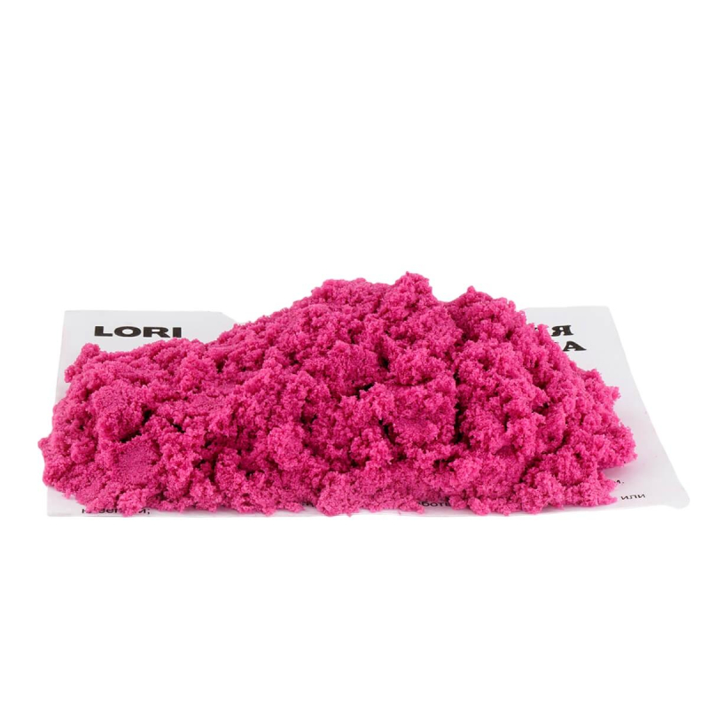 Кинетический песок для лепки Домашняя песочница Розовый 0,5 кг, ДпР-002