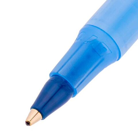 Ручки шариковые BIC "Round Stic", НАБОР 3 шт., СИНИЕ, узел 1 мм, линия письма 0,32 мм, пакет