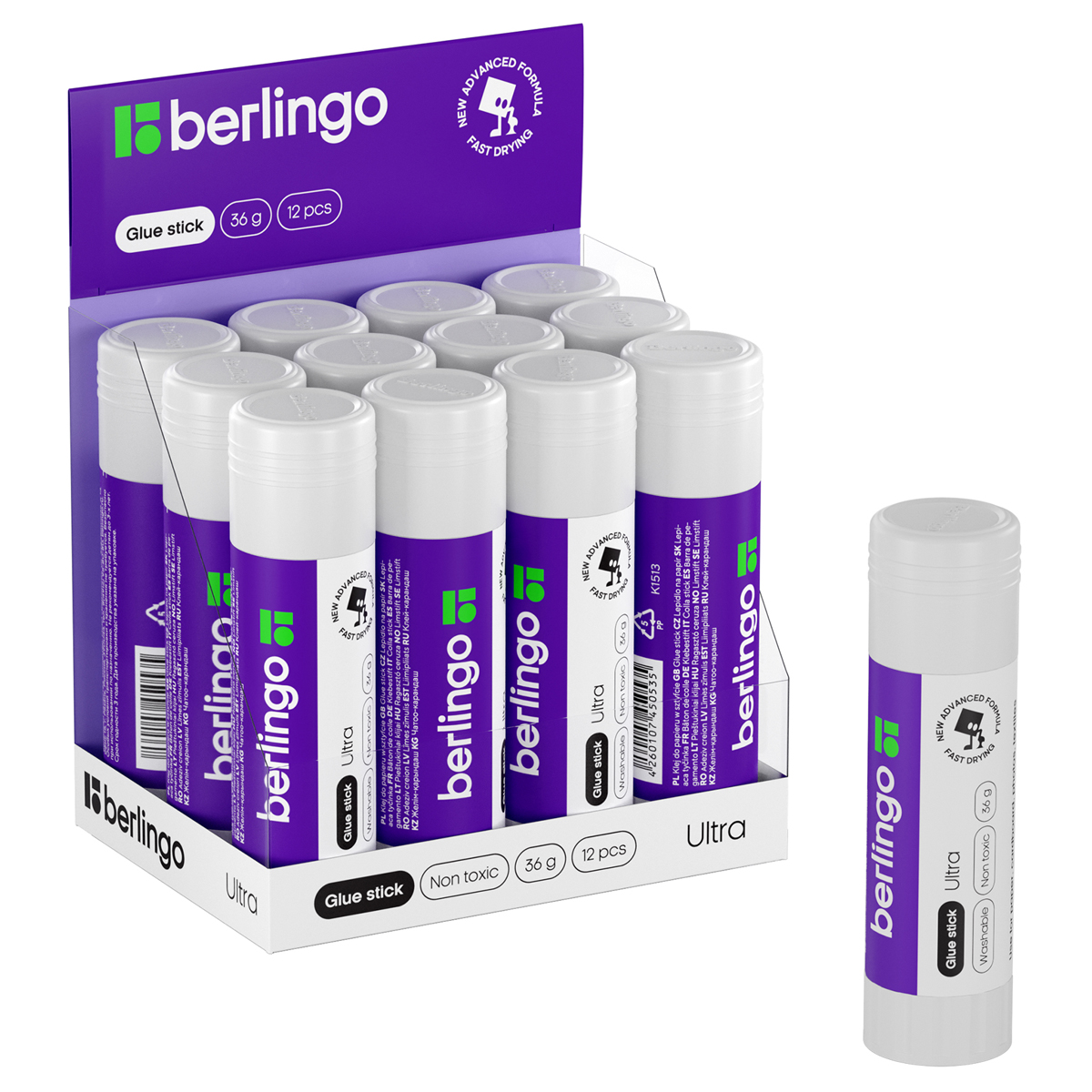 Клей-карандаш 36г Berlingo "Ultra"