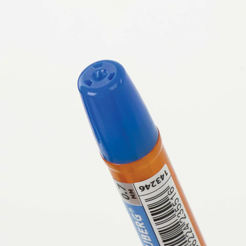 Ручка шариковая масляная с грипом BRAUBERG Model-XL ORANGE, СИНЯЯ, узел 0,7 мм, линия 0,35 мм