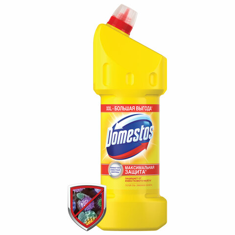 Чистящее средство 1,5 л, DOMESTOS "Лимонная свежесть", с отбеливающим эффектом