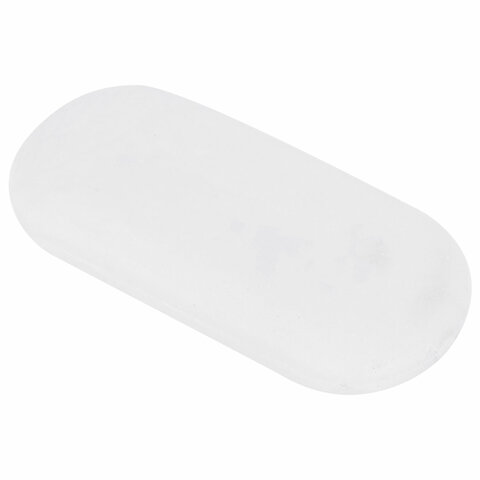 Ластик BRAUBERG "Oval", 55х23х10 мм, белый, овальный