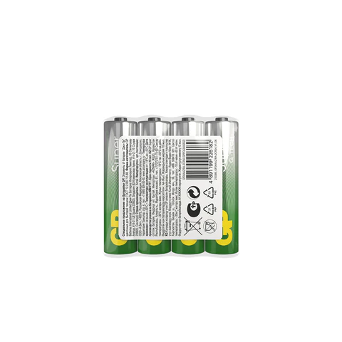 Батарейки КОМПЛЕКТ 4 шт., GP Super G-Tech, AAA (LR03, 24А), алкалиновые, мизинчиковые, в пленке