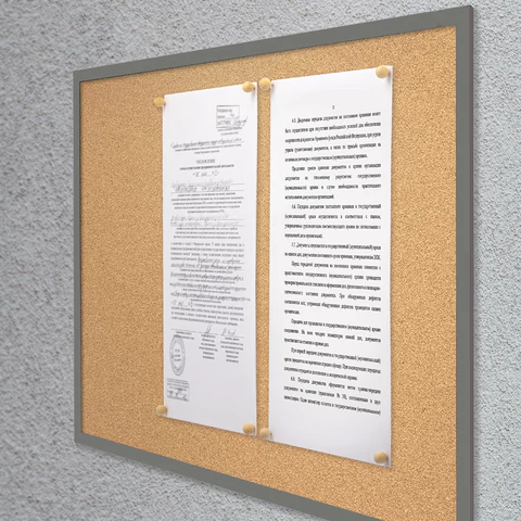 Силовые кнопки-гвоздики BRAUBERG WOOD, деревянные (шарики), 50 штук, 10 мм