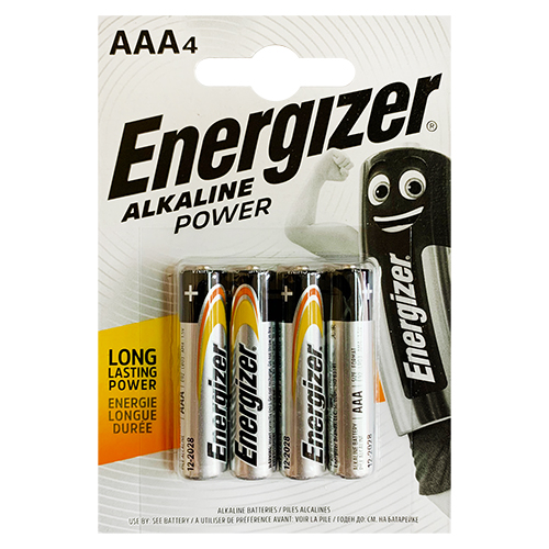 Батарейка " Energizer " LR03 алкалиновая (4 шт/уп)