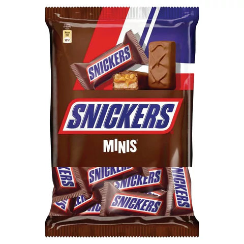 Батончики шоколадные мини SNICKERS "Minis", 180 г