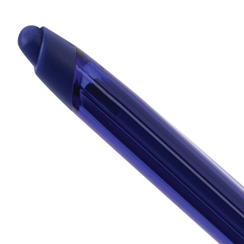 Ручка стираемая гелевая с грипом BRAUBERG "X-ERASE", СИНЯЯ, корпус синий, линия письма 0,35 мм