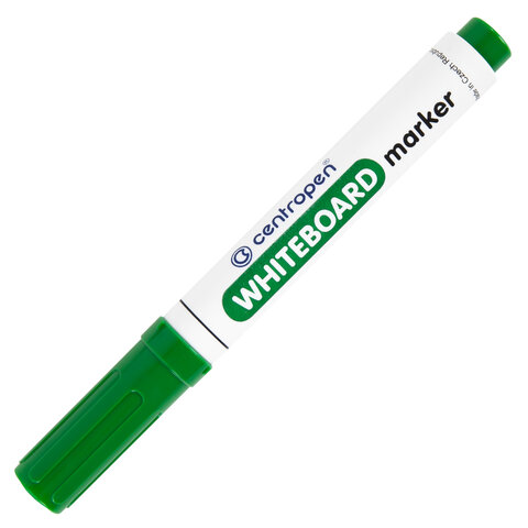 Маркер для белых досок Centropen "8559" зеленый, пулевидный, 2,5мм