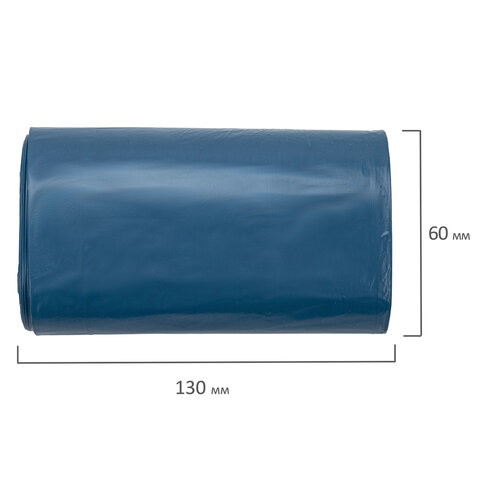 Мешки для мусора LAIMA "ULTRA" 35 л синие 20 шт. особо прочные, ПВД 20 мкм, 50х60 см