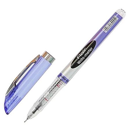 Ручка шариковая Flair Writo-Meter синяя 0,6мм, 10км продолжительность линии письма, игольчатый узел