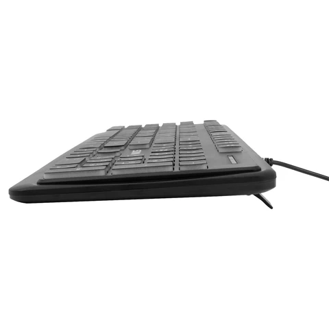 Клавиатура проводная USB, 104 плоские клавиши, LED-подсветка, SONNEN K308, черная