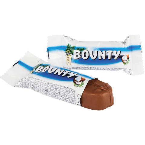 Батончики мини BOUNTY "Minis" с мякотью кокоса в шоколаде, 1 кг
